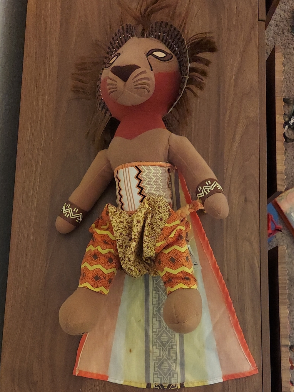 Disney Lion King Theatrical Plush Costume Doll - Bought At Lion King Show NYC